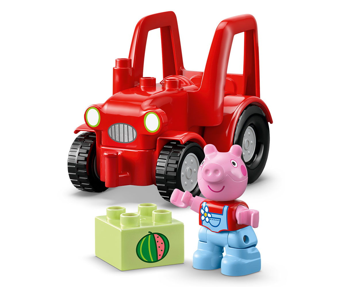 Конструктор LEGO DUPLO 10468 Трактор и пазар с Пепа, 18 части