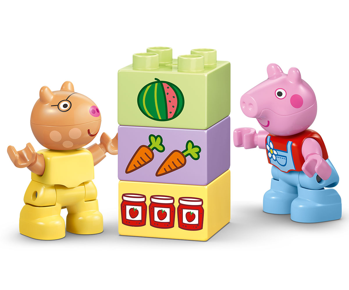 Конструктор LEGO DUPLO 10468 Трактор и пазар с Пепа, 18 части
