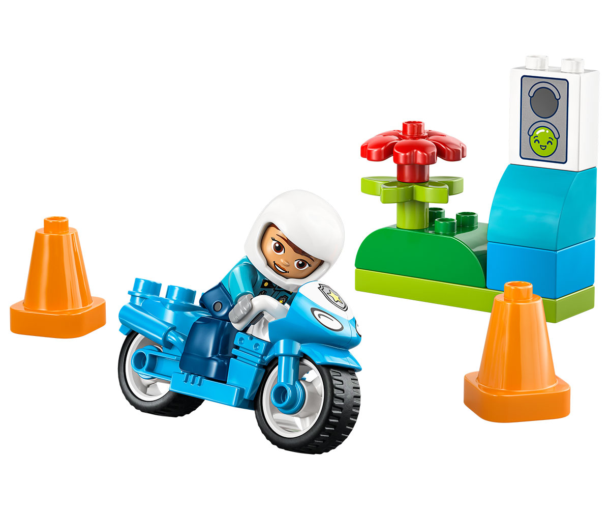 Конструктор LEGO DUPLO 10471 Син полицейски мотоциклет