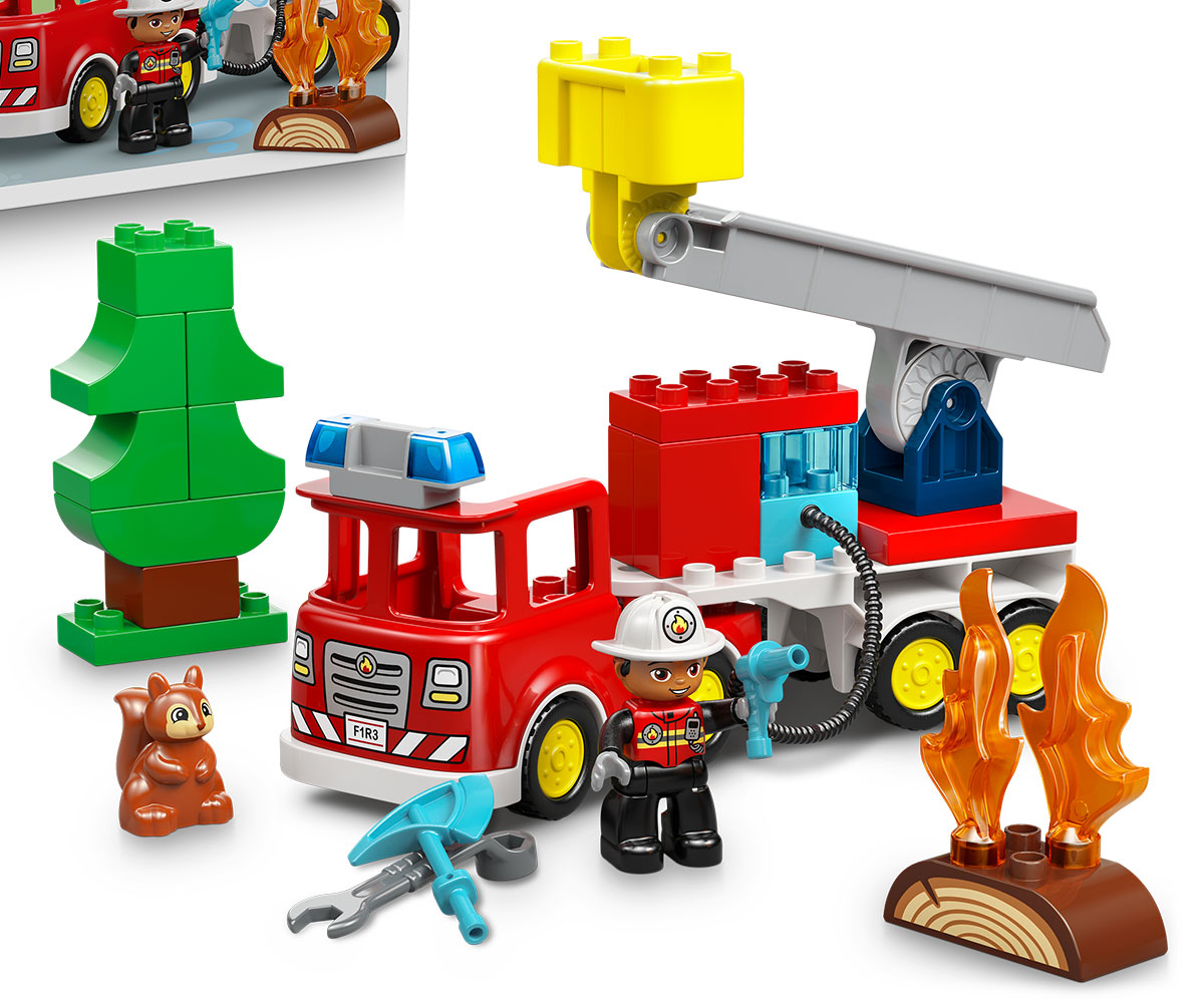 Конструктор LEGO DUPLO 10473 Пожарна кола, 28 части