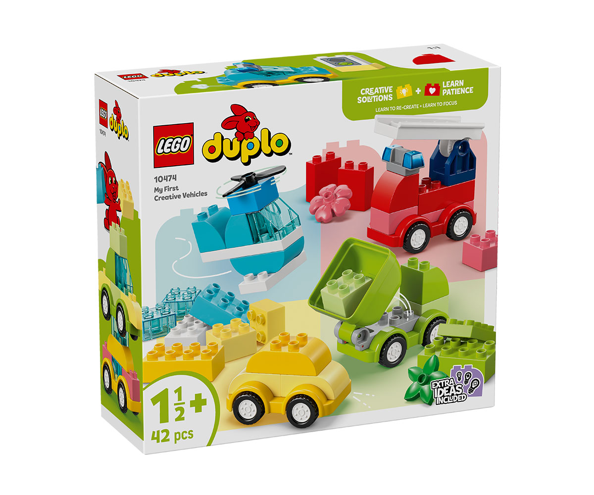 Конструктор LEGO DUPLO 10474 Творчески превозни средства, 42 части