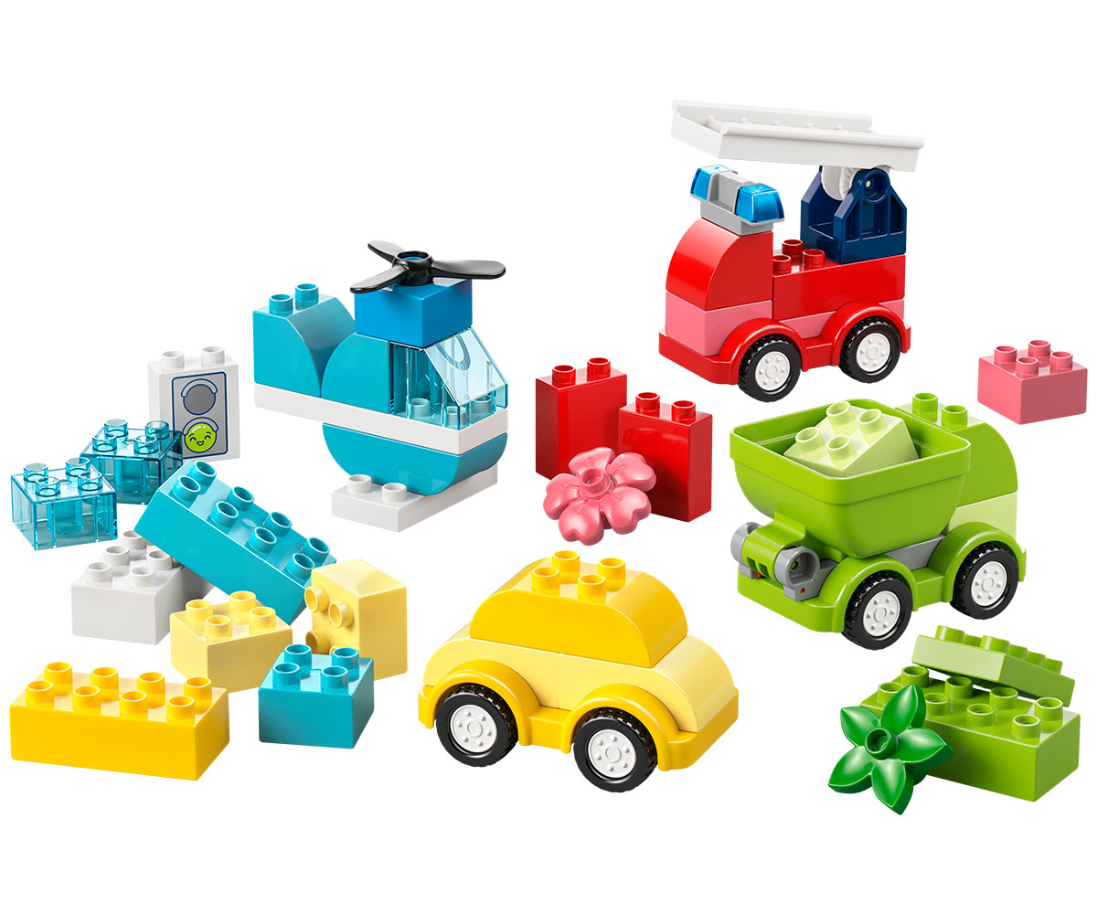 Конструктор LEGO DUPLO 10474 Творчески превозни средства, 42 части