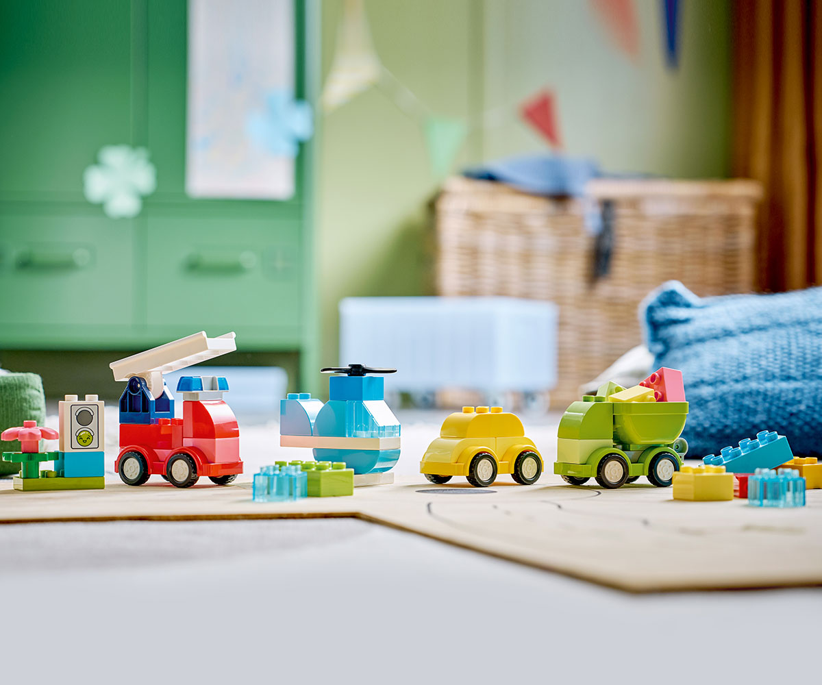 Конструктор LEGO DUPLO 10474 Творчески превозни средства, 42 части