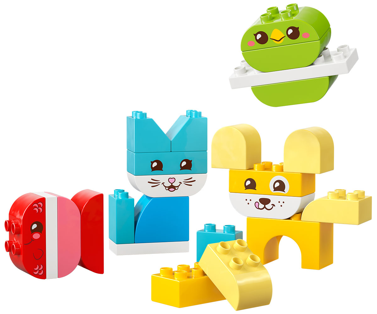 Конструктор LEGO DUPLO 10477, 8 домашни любимци „3 в 1“