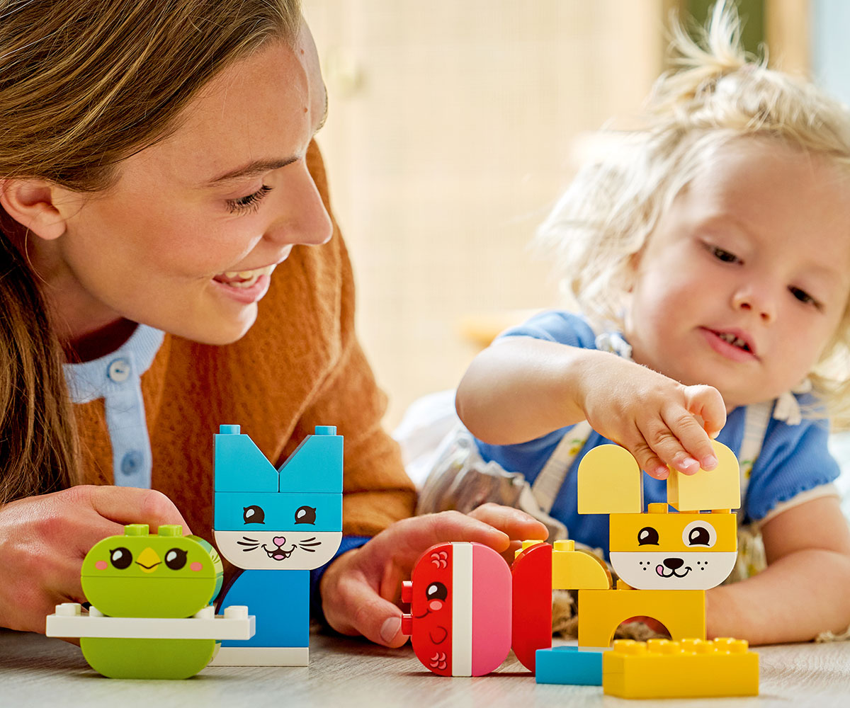 Конструктор LEGO DUPLO 10477, 8 домашни любимци „3 в 1“