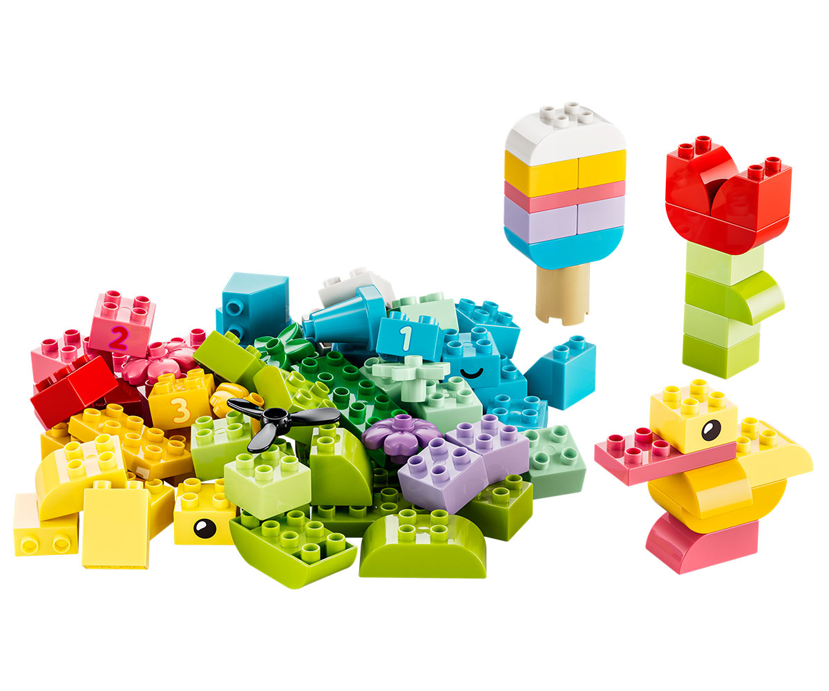 Конструктор LEGO DUPLO 10479 Цветна творческа кутия, 80 части
