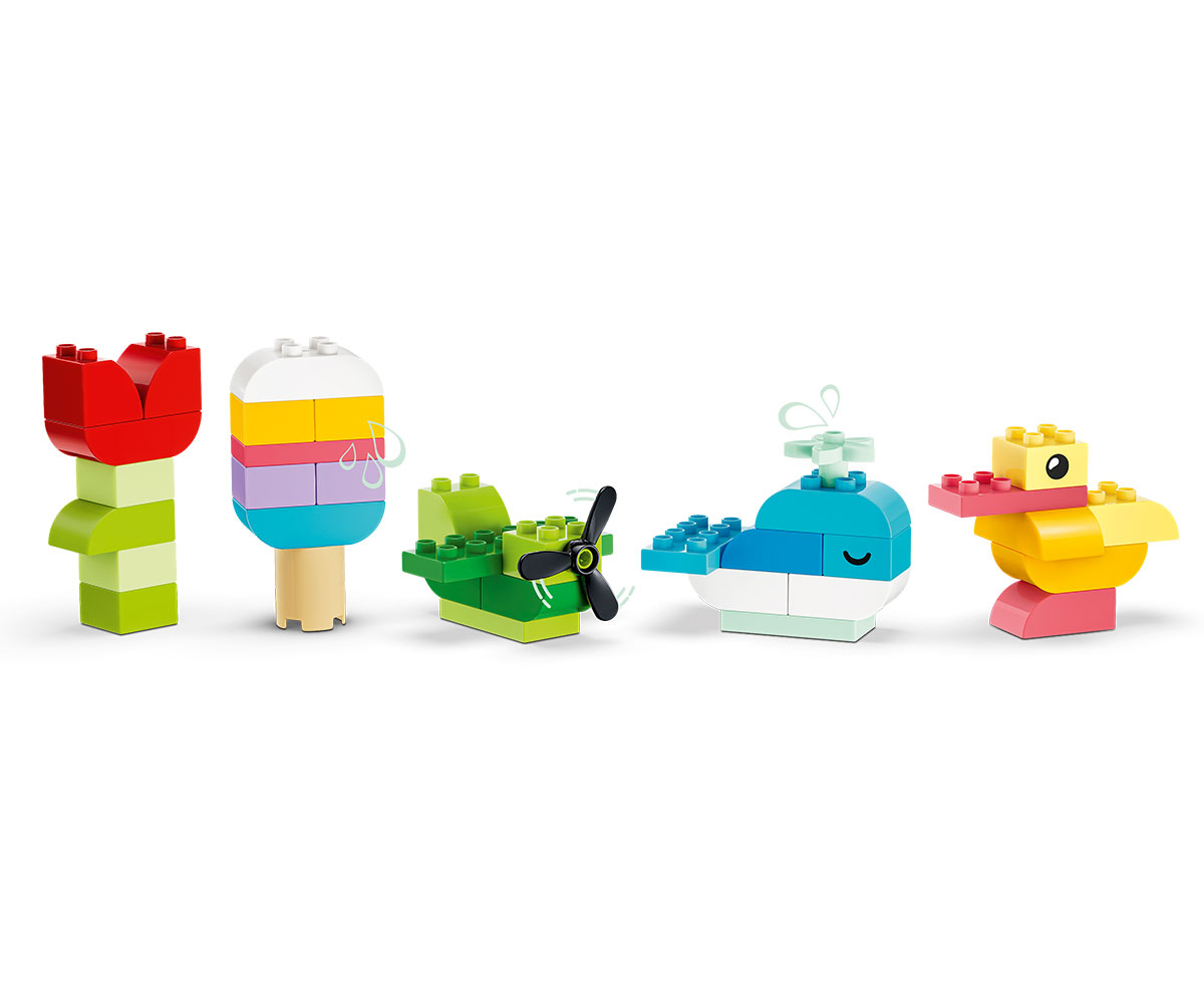 Конструктор LEGO DUPLO 10479 Цветна творческа кутия, 80 части