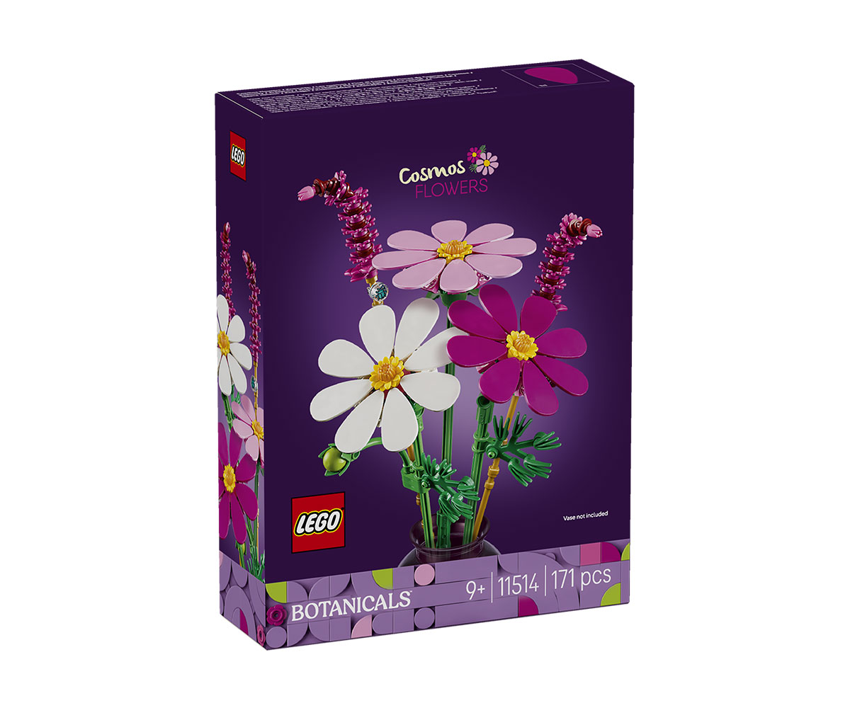 Конструктор LEGO Botanicals 11514 Цветя космос, 171 части