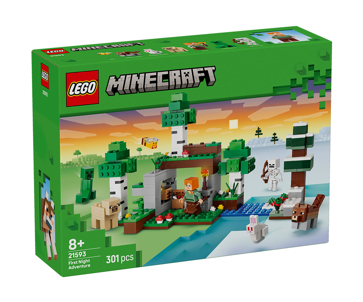 Конструктор LEGO Minecraft 21583 Приключението на Стив в тайгата