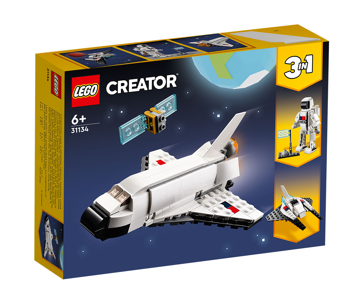 Конструктор LEGO Creator 31134 Космическа совалка „3 в 1“, 144 части