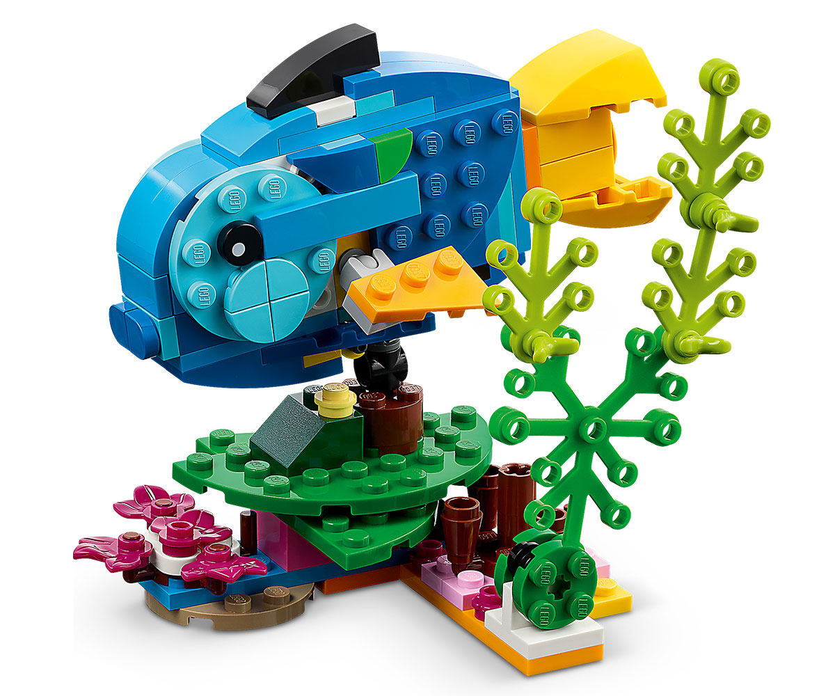 Конструктор LEGO Creator 31136 Екзотичен папагал 3 в 1