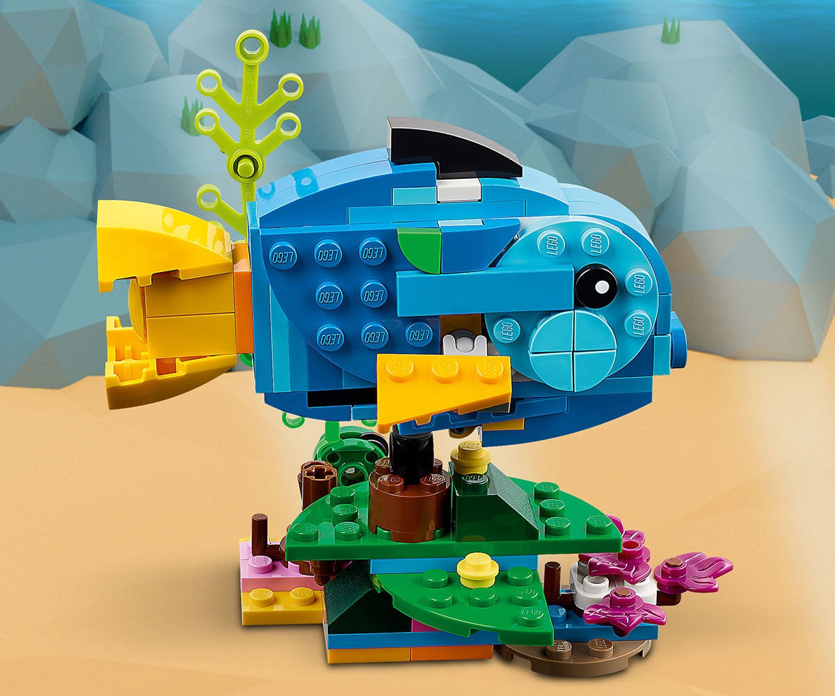 Конструктор LEGO Creator 31136 Екзотичен папагал 3 в 1