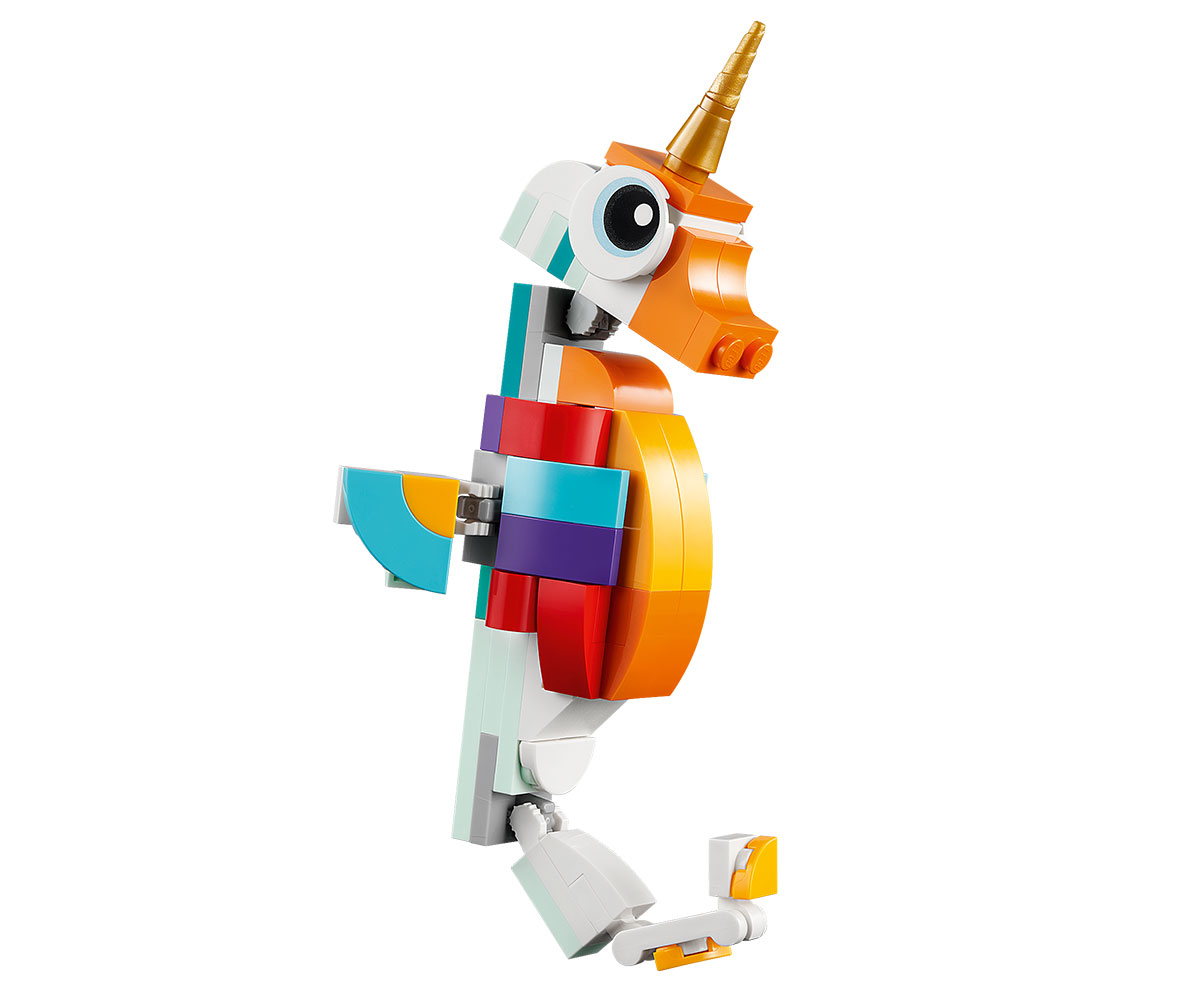 Конструктор LEGO Creator 31140 Магически еднорог „3 в 1“, 145 части