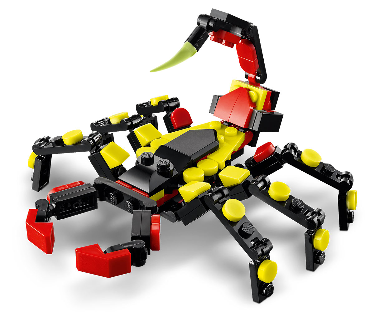 Конструктор LEGO Creator 31159 Изненадващ паяк „3 в 1“, 153 части