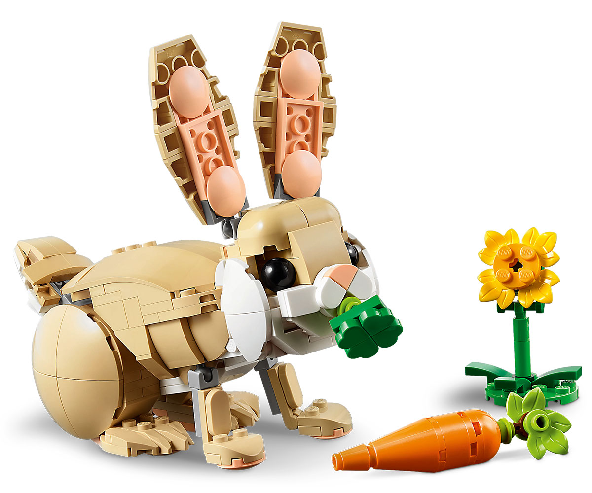 Конструктор LEGO Creator 31162 Сладко зайче 3 в 1, 326 части