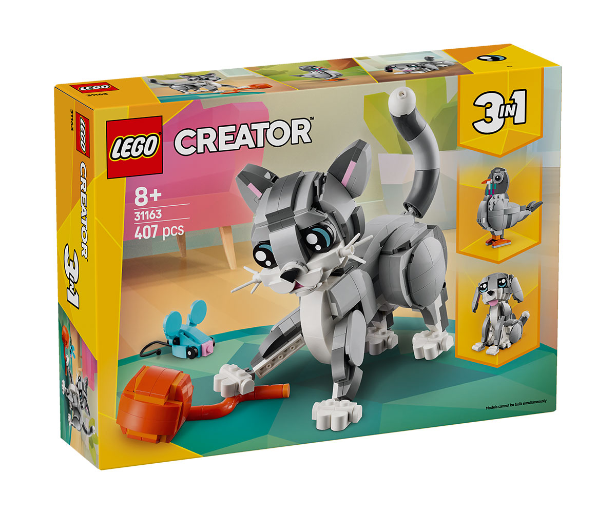 Конструктор LEGO Creator 31163 Игрива котка 3 в 1