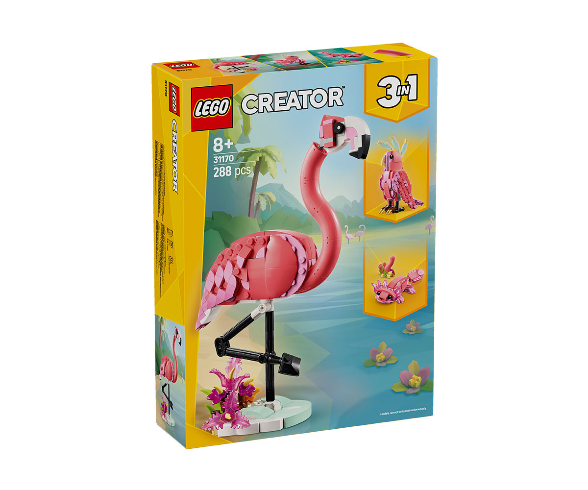 Конструктор LEGO Creator 31170 Диви животни: Розово фламинго