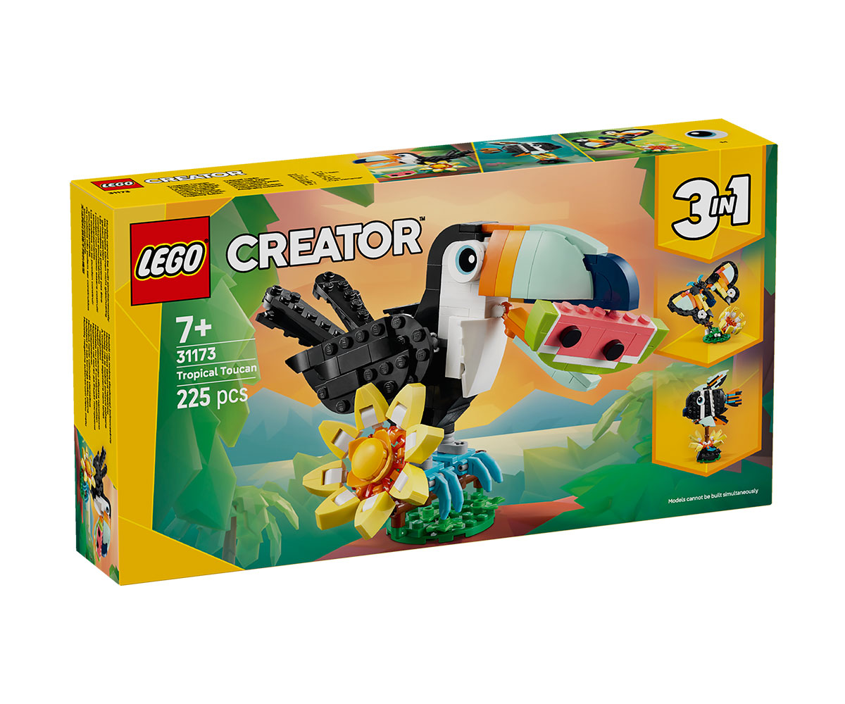 Конструктор LEGO Creator 31173 Тропически тукан 3 в 1, 225 части