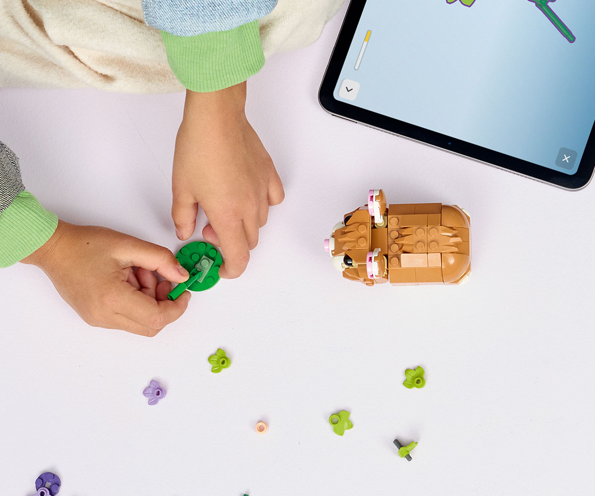 Конструктор LEGO Creator 31376 Сладък хамстер с цвете „3 в 1“
