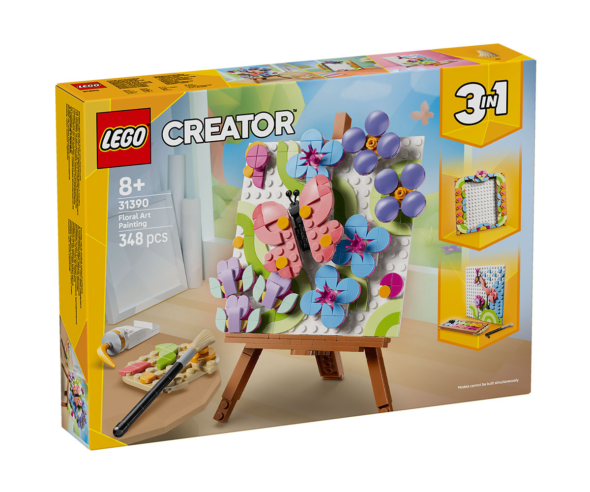 Конструктор LEGO Creator 31376 Сладък хамстер с цвете „3 в 1“