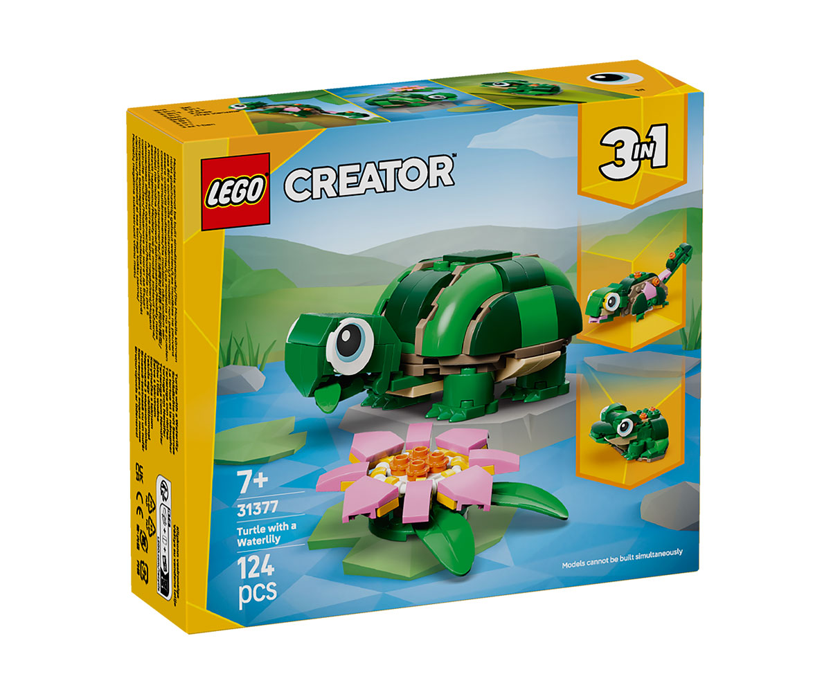 Конструктор LEGO Creator 31377 Костенурка „3 в 1“, 124 части