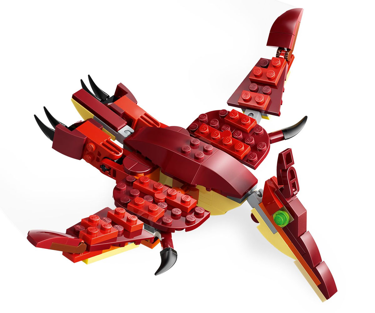 Конструктор LEGO Creator 31379 Свиреп динозавър 3 в 1, 283 части