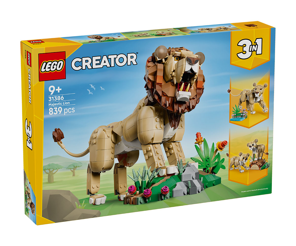 Конструктор LEGO Creator 31379 Свиреп динозавър 3 в 1, 283 части