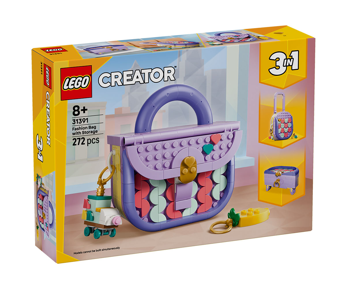 Конструктор LEGO Creator 31391 Модна арт чанта 3 в 1