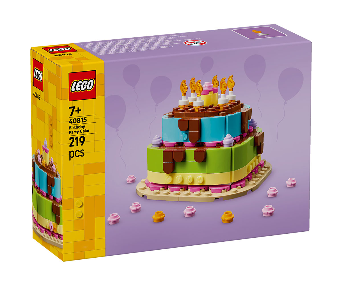 Конструктор LEGO Iconic 40815 Торта за рожден ден, 219 части