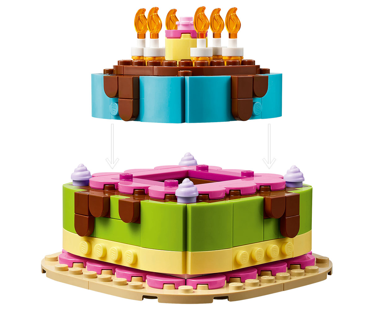 Конструктор LEGO Iconic 40815 Торта за рожден ден, 219 части