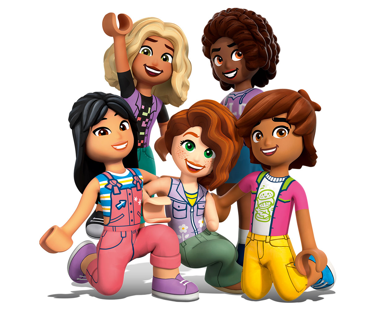 Конструктор LEGO Friends 42644 Камион за сладолед, 2 миникукли