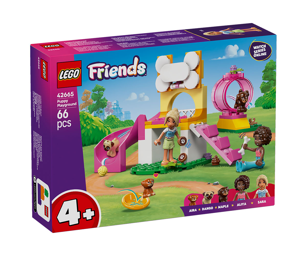 Конструктор LEGO Friends 42665 Площадка за кученца, 3 кученца