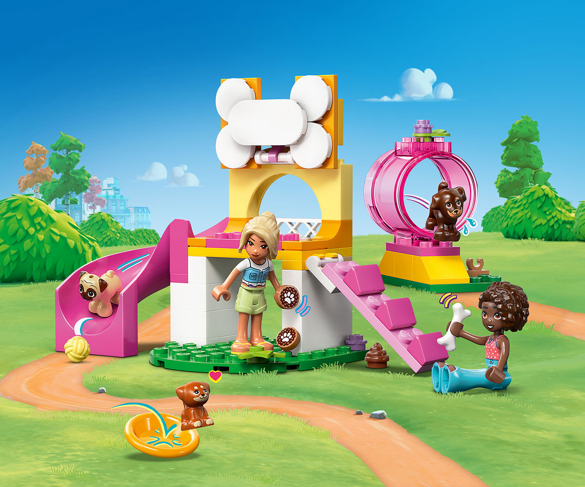 Конструктор LEGO Friends 42665 Площадка за кученца, 3 кученца