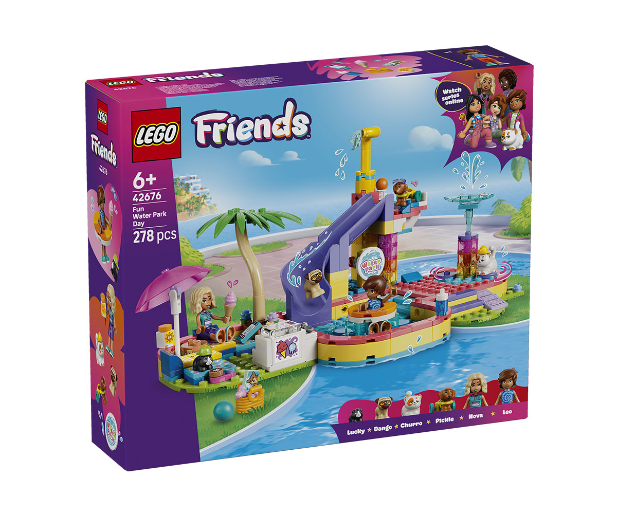 Конструктор LEGO Friends 42676 Забавен ден в аквапарка, 278 части