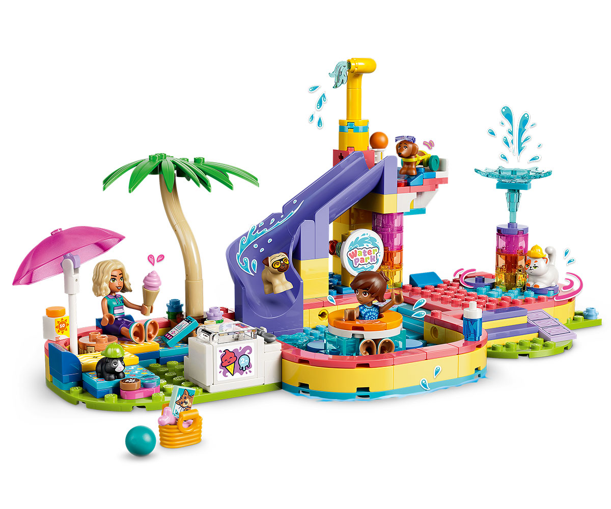 Конструктор LEGO Friends 42676 Забавен ден в аквапарка, 278 части