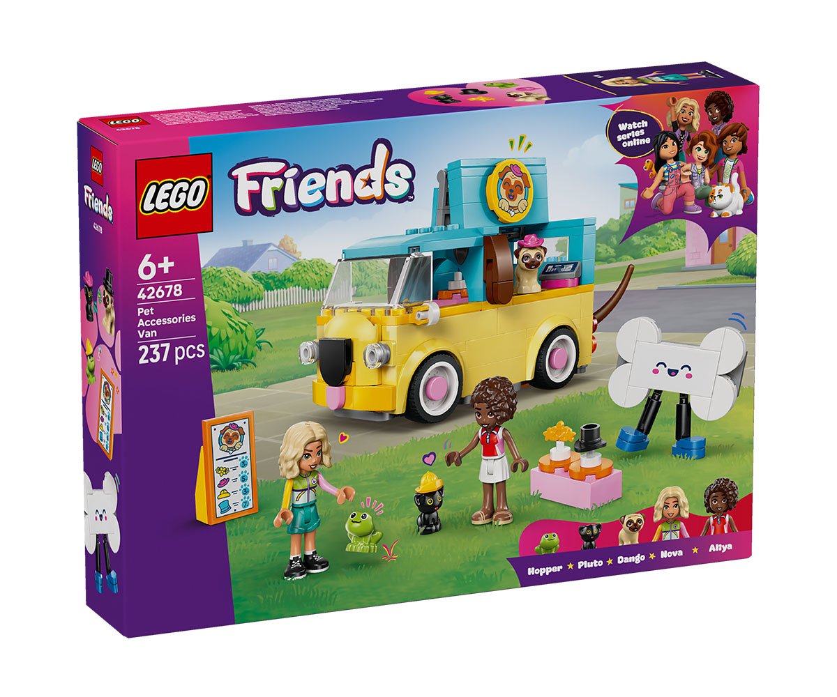 LEGO Friends 42678 Микробус за аксесоари за домашни любимци