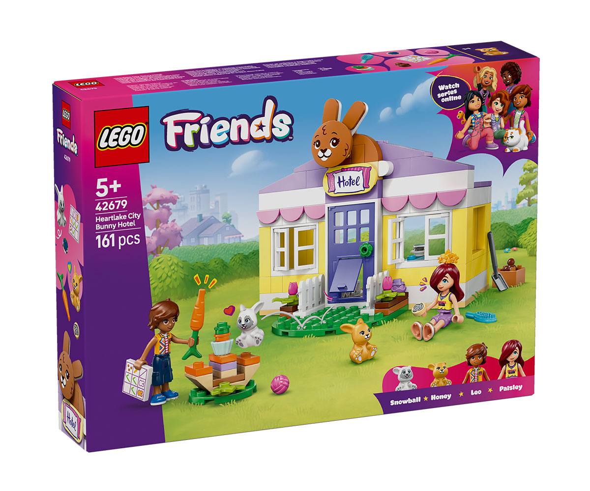 LEGO Friends 42679 Хотел за зайчета в Хартлейк сити