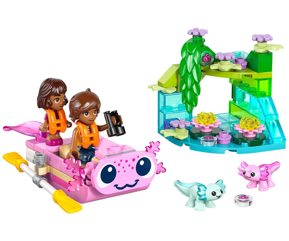 Конструктор LEGO Friends 42681 Лодка-аксолотъл, 95 части