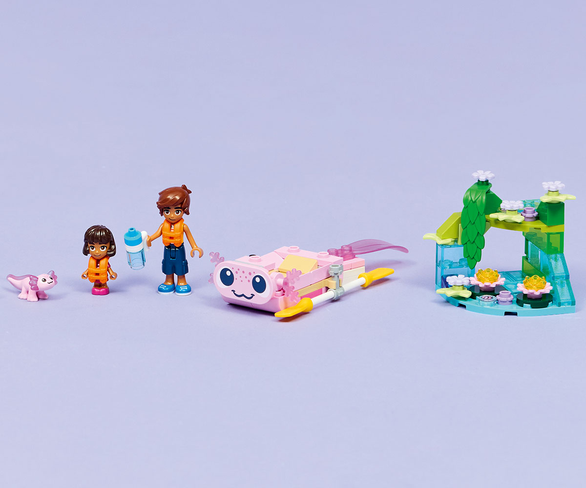 Конструктор LEGO Friends 42681 Лодка-аксолотъл, 95 части
