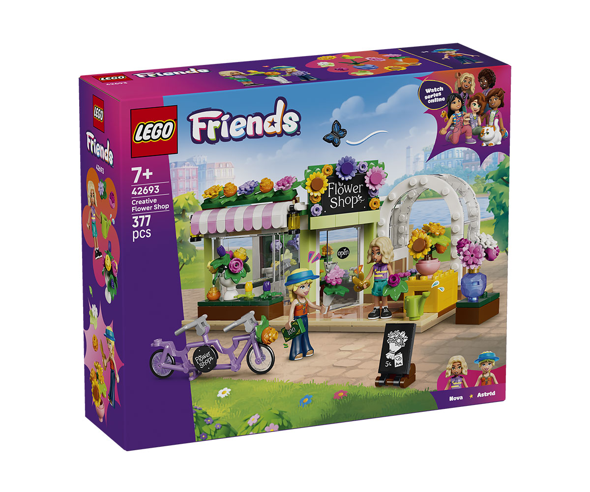 LEGO Friends 42695 Ремарке за кон и бебе жребче