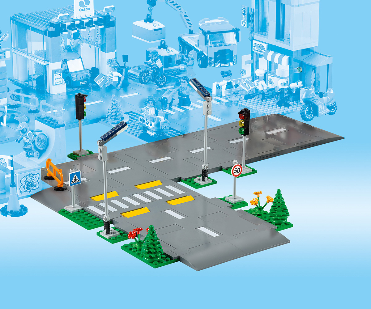 LEGO City Town 60304 Пътни табели – 112 елемента