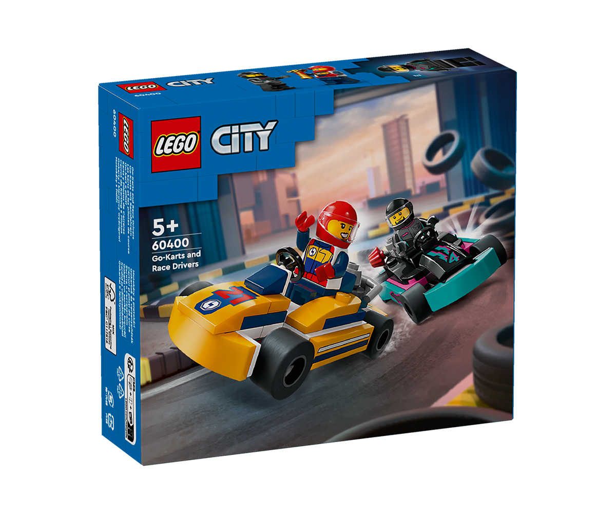 Конструктор LEGO City 60400 Бъгита и състезатели, 99 части