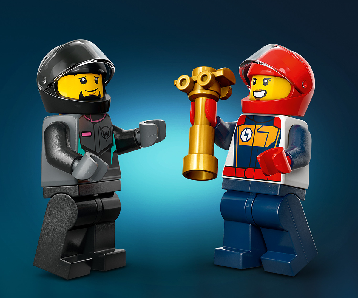 Конструктор LEGO City 60400 Бъгита и състезатели, 99 части