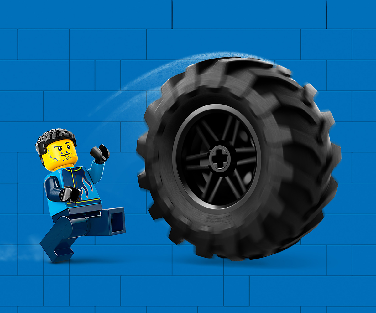 LEGO City 60402 Син камион чудовище с шофьор