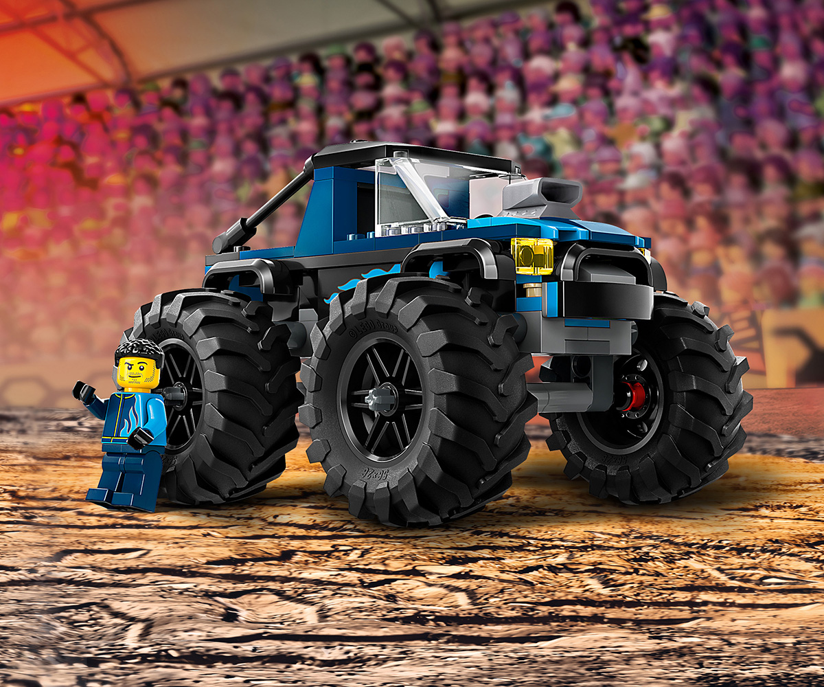 LEGO City 60402 Син камион чудовище с шофьор