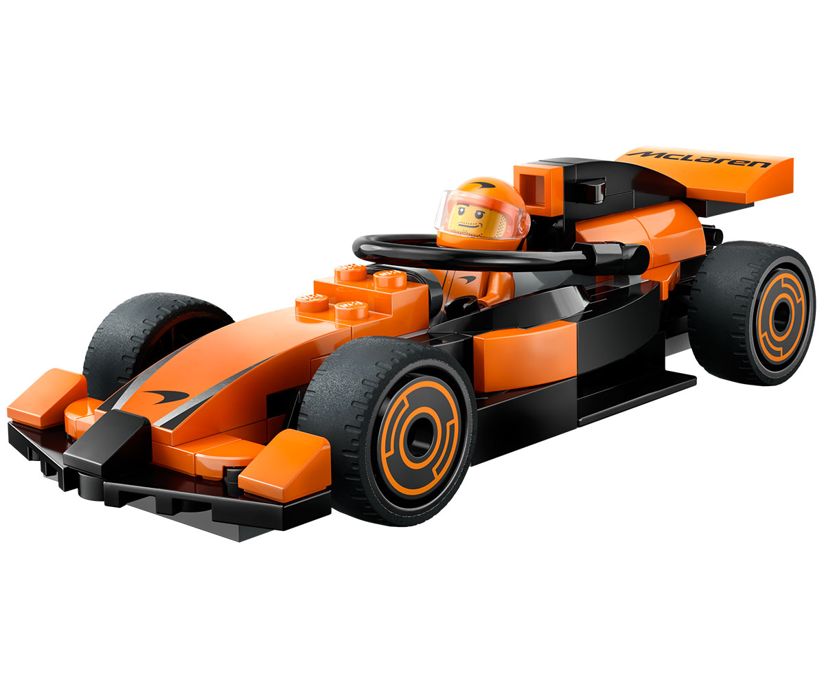 Конструктор LEGO City 60442 Пилот от F1 с кола McLaren