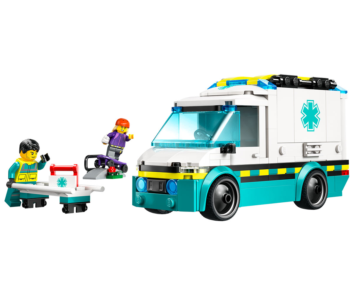 LEGO City 60451 Линейка за спешна помощ, 184 части