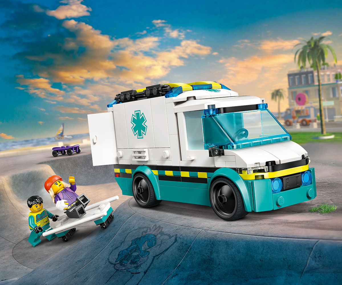 LEGO City 60451 Линейка за спешна помощ, 184 части