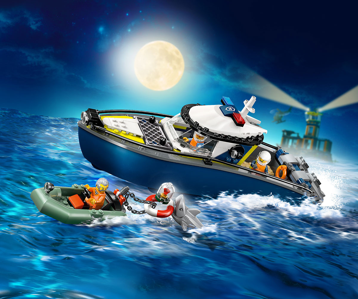 LEGO City 60456 Преследване с полицейски катер