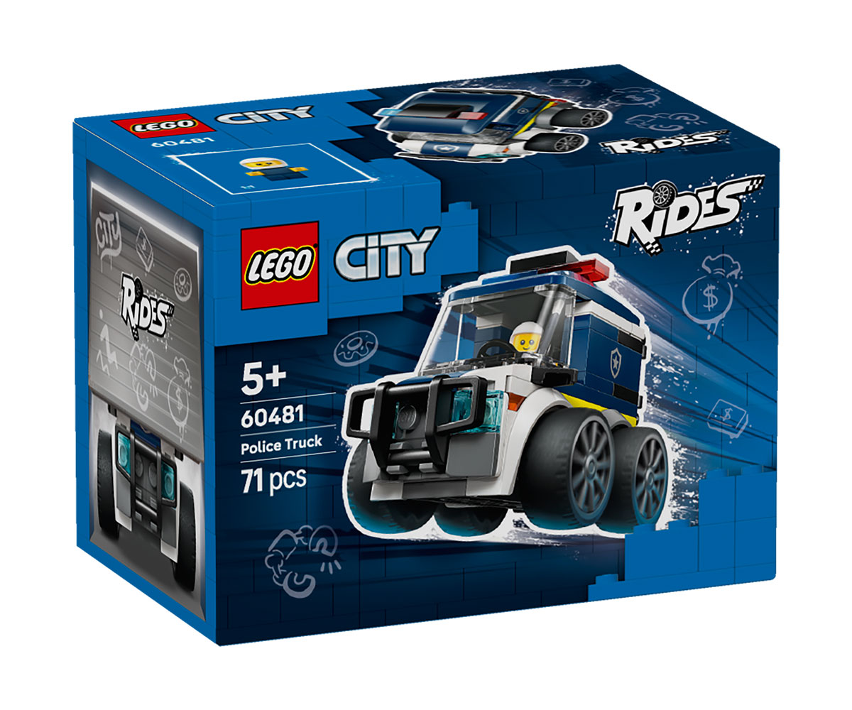 Конструктор LEGO City 60481 Возила – полицейски камион, 71 части